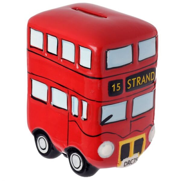 Ceramiczna skarbonka autobus