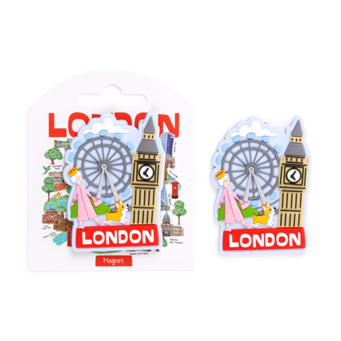 magnes Królowa, Corgi i Big Ben - obrazek 3